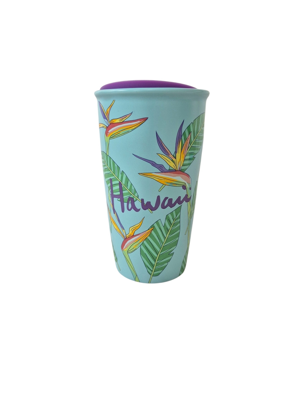Starbucks Hawaii Birds of Paradise Travel Mug Tumbler 12oz